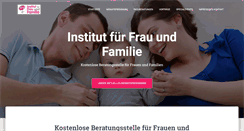 Desktop Screenshot of institut-frau-familie.at